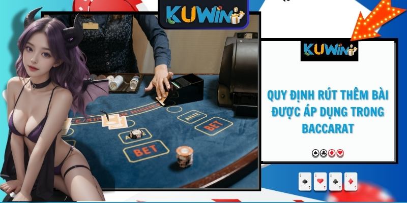 Quy định rút thêm bài được áp dụng trong Baccarat