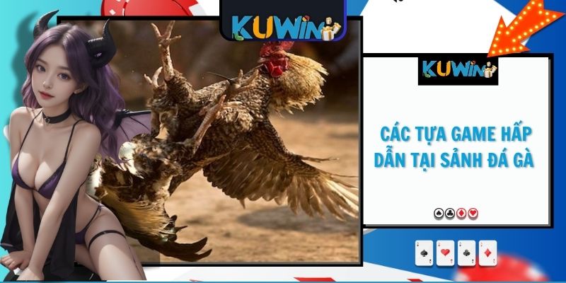 Các tựa game hấp dẫn tại sảnh đá gà 